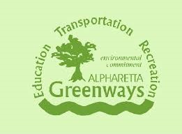 Greenway Icon, with the words Education, Transportation, and Recreation